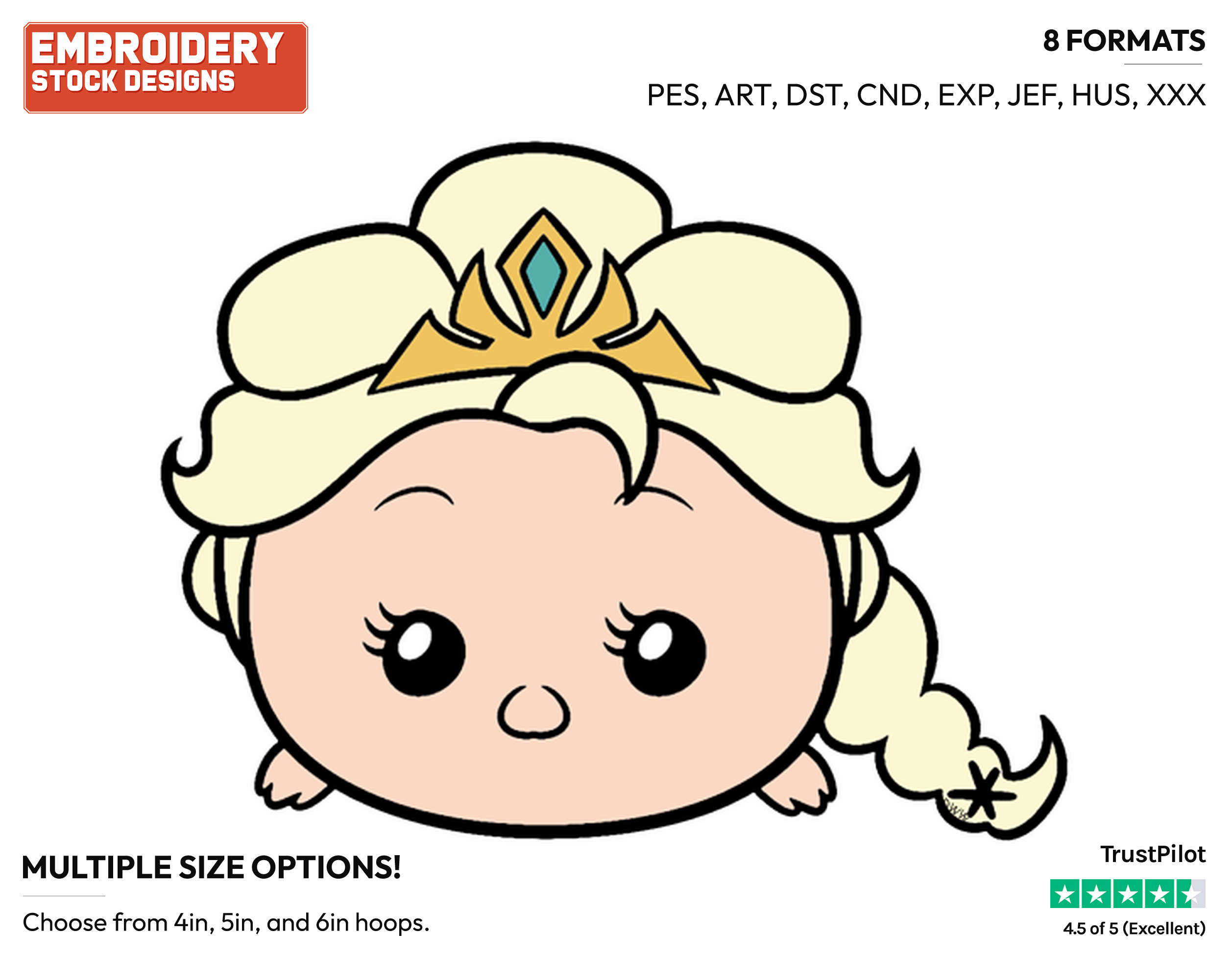 Elsa - Disney Kawaii Tsum Tsum - Miscellaneous Designs - Disney